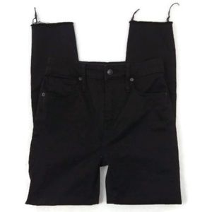 Madewell Curvy High-Rise Skinny Jeans Raw Hem